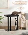 FourFurPets 267in Cat Tree Tower Condo Cat Scratch Posts for Indoor Cats Big Plate Three 236in Full Sisal Scratching Posts Black