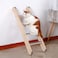SHENGOCASE Solid Wood Wall Leaning Cat Ladder for Indoor Cats and Small Medium Dog Stair Step for Window Bed Wall Climbing Furniture 315