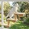 HAPYKITYS Cat Window Ladder 3Levels for Indoor Cats Climbing Wood Window Shelf Cats Play and Watch Birds