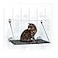 KH Pet Products KH Pet Products EZ Mount Cat Window Perch for Large Cats Sturdy Kitty Sill Window Hammock Bed Steel Frame Sturdy Suction Cups Washable Shelf Cover Foldable Fits 27W X 23H Glass Spaces