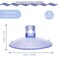 Perthlin 4 Pieces Cat Window Perch Suction Cup Cat Window Bed Suction Cup Replacement Suckers for Hammock Hanging Pet Supplies Indoors