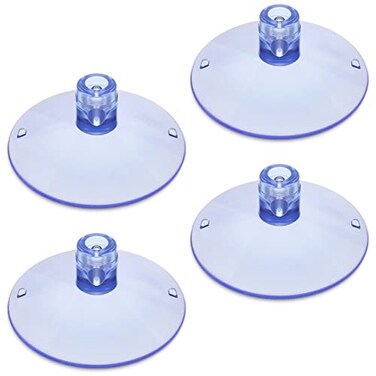 Perthlin 4 Pieces Cat Window Perch Suction Cup Cat Window Bed Suction Cup Replacement Suckers for Hammock Hanging Pet Supplies Indoors