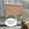 GesomePurrz Foldable Cat Window Perch Natural Wood 16512 Hammock 35 lbs Weight Limit Cat Window Hammock for Small Size Windows