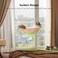 JUNSPOW Cat Window Perch Cordless Foldable Stable Cat Beds Breathable Cat Window Hammock for Overlooking Sunbathing and Climbing Maximum Hold Up to 40lb