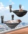 JUNSPOW 2 Pack Cat Window Perch Cordless Kitty Hammock with Sunken Design Foldable Stable Cat Beds Breathable Window Hammock for Overlooking Sunbathing and Climbing Maximum Hold Up to 40lb