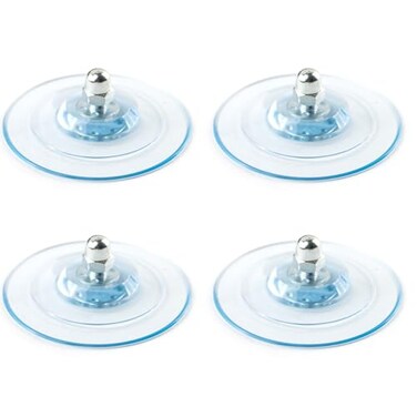 zuylikxy 4Pack 8mm Suction Cup Feet with Screw Mount Replacement Holder for Cat Perch Window Seat and Kitty Hammock Bed