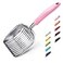 WePet Cat Litter Scoop Aluminum Alloy Sifter Kitty Metal Scooper Deep Shovel Long Handle Poop Sifting Kitten Pooper Lifter Durable Heavy Duty for Litter Box