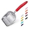 WePet Cat Litter Scoop Aluminum Alloy Sifter Kitty Metal Scooper Deep Shovel Long Handle Poop Sifting Kitten Pooper Lifter Durable Heavy Duty for Litter Box