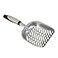 Petmate Metal CatKitty Litter Scoop Deep Shovel Premium NonStick Large Scooper with NonSlip Handle Curved Design for Maximum Coverage