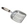 Petmate Metal CatKitty Litter Scoop Deep Shovel Premium NonStick Large Scooper with NonSlip Handle Curved Design for Maximum Coverage