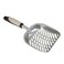 Petmate Metal CatKitty Litter Scoop Deep Shovel Premium NonStick Large Scooper with NonSlip Handle Curved Design for Maximum Coverage