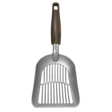 Kitty City Metal Cat Litter Scoop Durable NonStick Aluminum Cat Scoop with Ergonomic Handle Wide Slotted Design for Easy Cleaning Reusable LongLasting