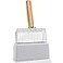 UFECODO Fast Sifting Cat Litter Scoop with Holder Stand Stainless Steel Poop Scooper with Ergonomic Wood Handle Heavy Duty and Easy Clean