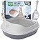 Small Pet Select Sifting Cat Litter Box with 5 Pee Pads and Litter Scoop Premium System for Cats and Other Small Animals Tidy and Easy to Clean with Drawer Scoop and Removable Tray