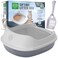 Small Pet Select Sifting Cat Litter Box with 5 Pee Pads and Litter Scoop Premium System for Cats and Other Small Animals Tidy and Easy to Clean with Drawer Scoop and Removable Tray