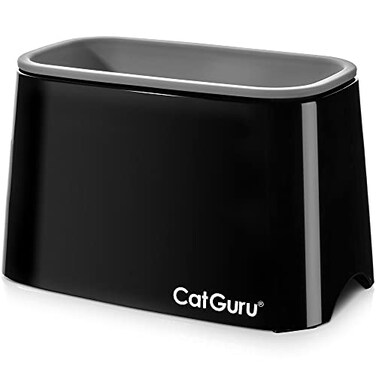 CatGuru Premium Cat Litter Scoop Holder HeavyDuty Scooper Storage Caddy Scoop Stand for Kitty Litter Box Fits Most Cat Litter Scoops Black