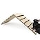 Hamiledyi Rabbit Ramp Wooden Cage Bridge Guinea Pig Ramp Rodents Climbing Ladder for Bunny Chinchilla Ferret Squirrel Hedgehog Rat