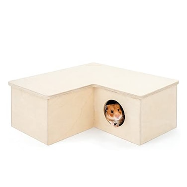 Niteangel MultiChamber Hamster House Maze MultiRoom Hideouts Tunnel Exploring Toys for Hamster Gerbils Mice Lemmings 3Room Large