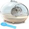 lazYYzal Hamster BathroomHamster Bathtub Boxdust Bath for HamsterHamster Sand Bath ContainerHamster BathHamster Bathing BowlTransparent Hamster Bathtub Toilet for Hamster Accessories S