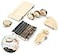 GNB PET Space Expanding Natural Wood Hamster Platform Set DIY Small Animal Playground Accessories for Hamster Cage Climbing Resting Toys with Adjustable Screws for Hamsters Chinchillas Gerbils