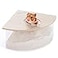 Niteangel Animal SandBath Box Acrylic Critters Sand Bath Shower Room Digging Sand Container for Hamsters Mice Lemming Gerbils or Other Small Pets Triangle Burlywood