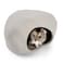 Niteangel Ceramic Hamster Habitat Hideout Hideaway House for Syrian Dwarf Hamster Mice Gerbils Lemmings or Other SimilarSized Small Pet StoneShaped for Dwarf
