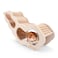 Niteangel Hamster House wClimbing Ladder for Hamsters Gerbils Mice or SimilarSized Pets Secret Peep Tunnel Hamster Hut