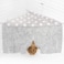 Niteangel Fleece Forest Corner Curtain Hideout Fun Hiding Spot for Ferrets Chinchillas Hedgehogs Dwarf Rabbits Guinea Pigs Syrian Hamster Rats Gray