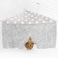 Niteangel Fleece Forest Corner Curtain Hideout Fun Hiding Spot for Ferrets Chinchillas Hedgehogs Dwarf Rabbits Guinea Pigs Syrian Hamster Rats Gray