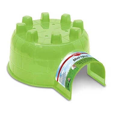 Kaytee Igloo Habitat Hideout For Pet Hamsters Gerbils Rats and Other Small Animals Mini