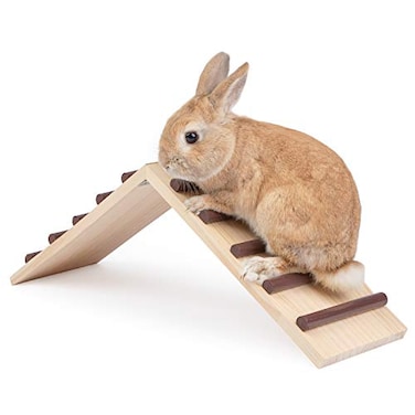 Niteangel Wooden Cage Bridge for Rabbits Guinea Pigs and Chinchilla Large Size
