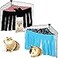 Shappy 2 Pcs Guinea Pig Hideout Hideaway Corner Fleece Toys Cage Accessories Cute Ferret Hammock for Ferrets Chinchillas Hedgehogs Small PetsDots Pattern