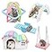 Roundler Dwarf Hamsters House DIY Wooden Gerbil Hideout Rainbow Bridge Swing and Pvc Seesaw Suitable for Small Animal Habitat style1