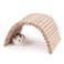 Niteangel Hamster Climbing Ladder Wooden Suspension Bridge for Guinea Pigs Rats Hedgehog Gerbils Mouse Sugar Glider and Other Small Animals Small