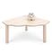 Niteangel Hamster Play Wooden Platform for Dwarf Syrian Hamsters Gerbils Mice Degus or Other Small Pets Triangle 59 Height Burlywood