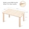 Niteangel Hamster Play Wooden Platform for Dwarf Syrian Hamsters Gerbils Mice Degus or Other Small Pets 102 L x 7 W 59 Height Burlywood
