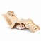 kcrygogo Large Size Syrian Hamster Explorer Set SnapTogether Wooden Burrow with Panoramic WindowNatural ChewSafe Design Decorative Landscaping Digging Peeping Hide Underground Fun for Cage Enrichment