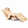 kcrygogo Large Size Syrian Hamster Explorer Set SnapTogether Wooden Burrow with Panoramic WindowNatural ChewSafe Design Decorative Landscaping Digging Peeping Hide Underground Fun for Cage Enrichment