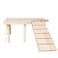 Feiena Wooden Hamster Platform for Hamster Cage Accessories Climbing Toys Dwarf Syrian Hamster Gerbil Rat Mice Degus or Other Small Pets Rectangle