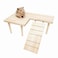 Feiena Wooden Hamster Platform for Hamster Cage Accessories Climbing Toys Dwarf Syrian Hamster Gerbil Rat Mice Degus or Other Small Pets Rectangle