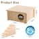 Acsist Wooden Hamster Hideout HouseGerbil Hide Hut with Climbing Ladder PlatformDwarf Syrian Hamster Hideaway Cave Cage Accessories Habitats Decor for Rat Mice Mouse and Other Small Pets
