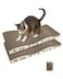 TIMHAKA Cat Scratching Board Corrugate Cat Scratcher for Indoor Cats with Catnip Cat Scratch Pad with Premium Scratch Textures Design Cardboard Cat Scratcher with DoubleSided Usability Pack of 2