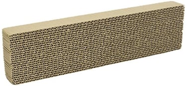 Ware Manufacturing WARE Single Wide Corrugated Replacement Scratcher Pads for Cats 2pack Catnip Included