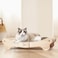 Oroonoko Cat Scratcher Bed for Indoor 2in1 Sisal Scratching Bed with Easy Assembly NonTip Wood Base Large Cat Bed Scratch Pad 2in1 scracher Bed