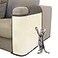 Oroonoko Cat Scratch Sofa ProtectorCat Scratching Couch Protector with 197L236W Natural Sisal Scratching Mat for Protecting Couch Sofa Chair Dark GreyLeft Hand