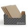 HideScratch Hide Scratch Cardboard Cat Scratcher Box Bed Dark Grey Diamond 3 Refill Pads DoubleSided Corrugated Pad for Indoor Cats Refillable Scratching Board Toy for Play Furniture Protection