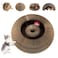 FATIRO Kitty Curls Cat Toy Magic Organ Cat Scratching Board with BellBall Foldable Interactive Marlenes Kitten Curls Cat Scratchers for Indoor Cats