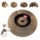 FATIRO Kitty Curls Cat Toy Magic Organ Cat Scratching Board with BellBall Foldable Interactive Marlenes Kitten Curls Cat Scratchers for Indoor Cats