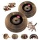 FATIRO Cardboard Cat Toy Flexible Magic Organ Cat Scratcher Foldable Reversible Cat Scratching Board Scratcher Pad Interactive Cardboard Accordion Kitty Toy for Indoor Cats 2Pack