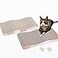 SIDAZON Cat Scratching Board cat Scratcher Cat Scratch Pad Cardboard cat scratchers for Indoor Cats Reversible Large Wide Corrugated with Catnip2pcs